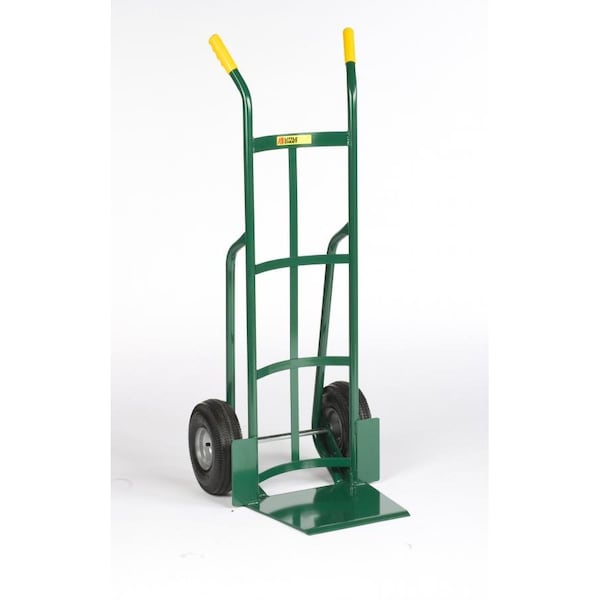 Shovel Nose Hand Truck, Dual Handle, 10" Pneumatic, 800 lbs Capacity